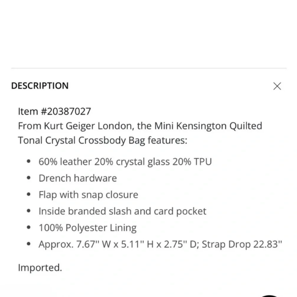 Kurt Geiger mini Kensington bag - Picture 14 of 14